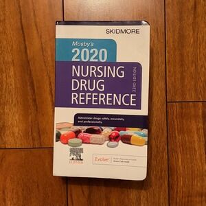 Mosby's 2020 Nursing Drug Reference 33rd Edition by Skidmore Evolve Access Code